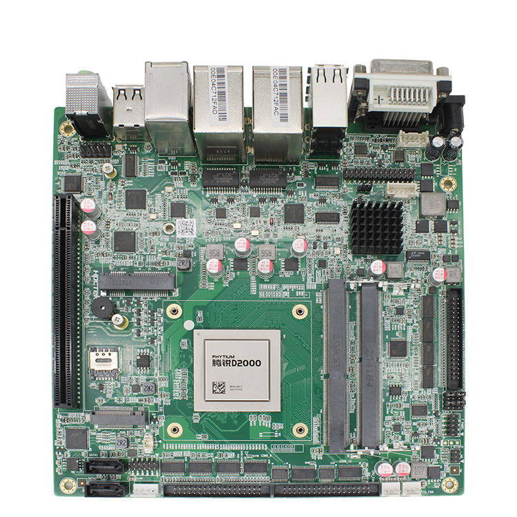 飛騰D2000/8軌交工控主板M201F-D