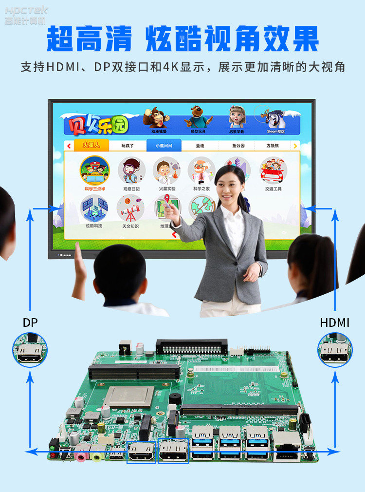 【高能計(jì)算機(jī)新品發(fā)布】飛騰D2000國(guó)產(chǎn)OPS主板，讓教育設(shè)備智慧融合！(圖5)